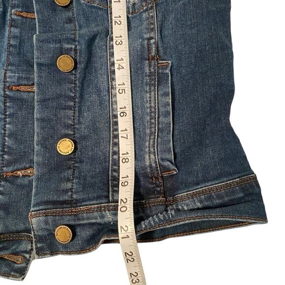 Articles of Society Denim Distressed Button Down Jean Jacket Sz XS - Picture 6 of 9